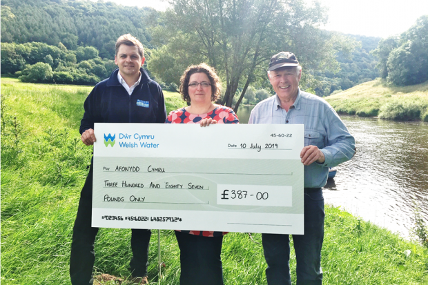 Cash for Trash: APEM and Welsh Water hand over cheque Thumbnail