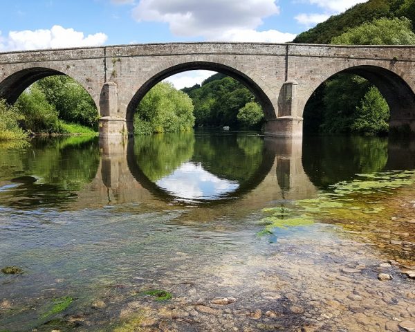 river under bridge