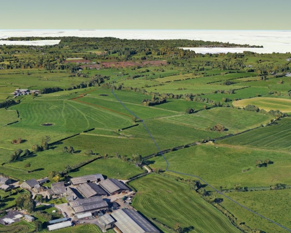 aerial model of Alston